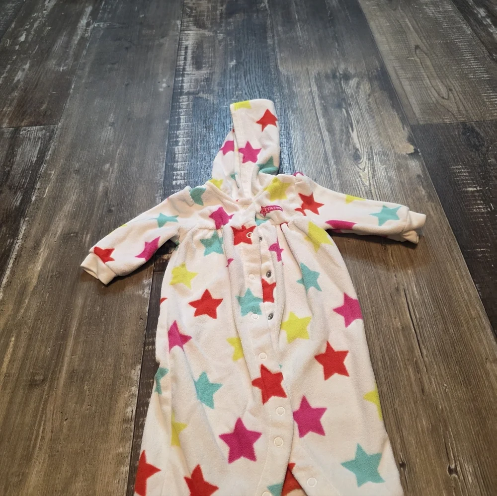 Carter's Cream Pajamas with Colorful Stars